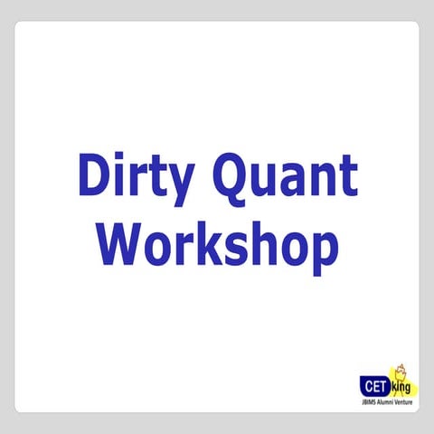 Dirty quant-shortcut-workshop-handout-inequalities-functions-graphs-coordinat...
