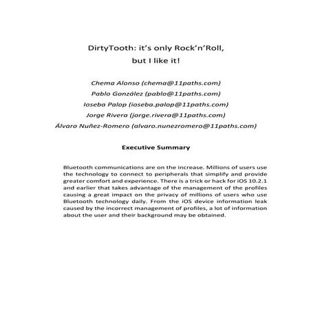 DirtyTooth: It´s only Rock'n Roll but I like it