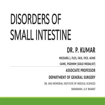 Disorders of Small Intestine and its management.pptx