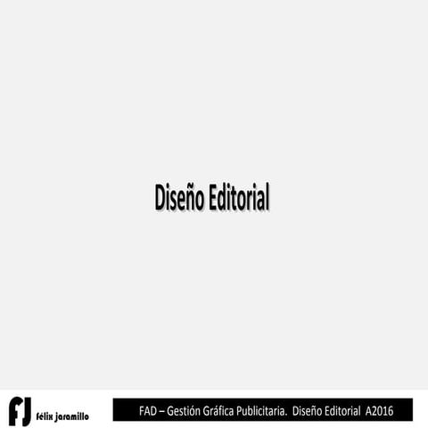Introducción Diseño Editorial