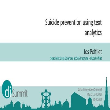 Suicide prevention using social media analytics | PDF