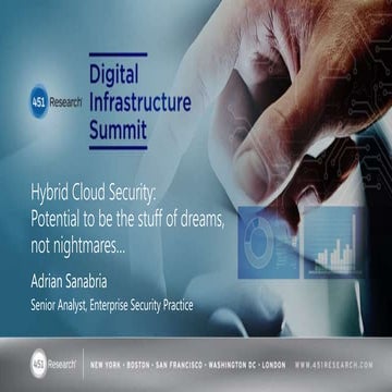 Hybrid Cloud Security: Potential to be the Stuff of Dreams, not Nightmares