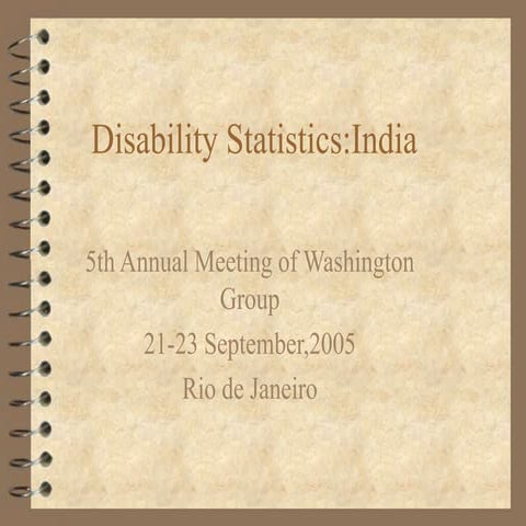 disabcon (Statistics of India in the World