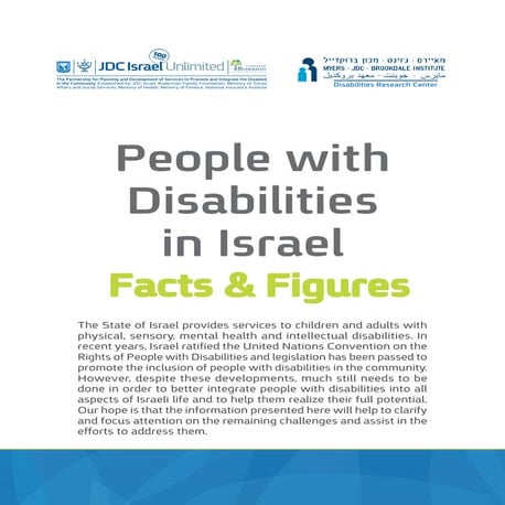 Disabilities in Israel - Facts and Figures 2013