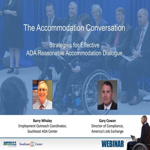 Accommodation Conversation: Strategies for Effective ADA Reasonable Accommoda...