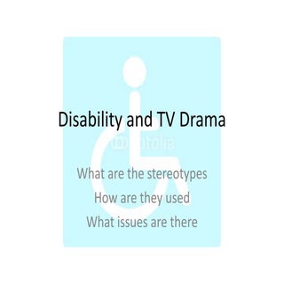 Disability and TV Drama 2015