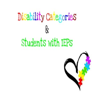 Disability Categories & the IEP Process - MTSS Presentation.pdf