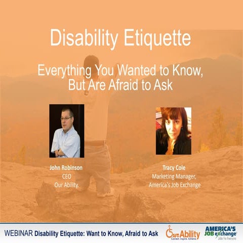 Disability Etiquette: Everything You Wanted to Know, But Are Afraid to Ask