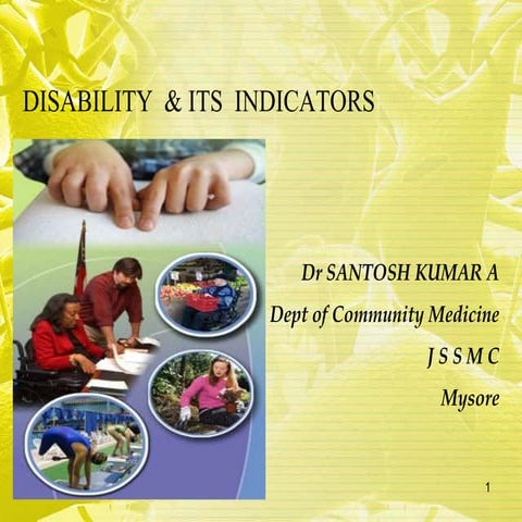 DISABILITY & ITS INDICATORS.pptx