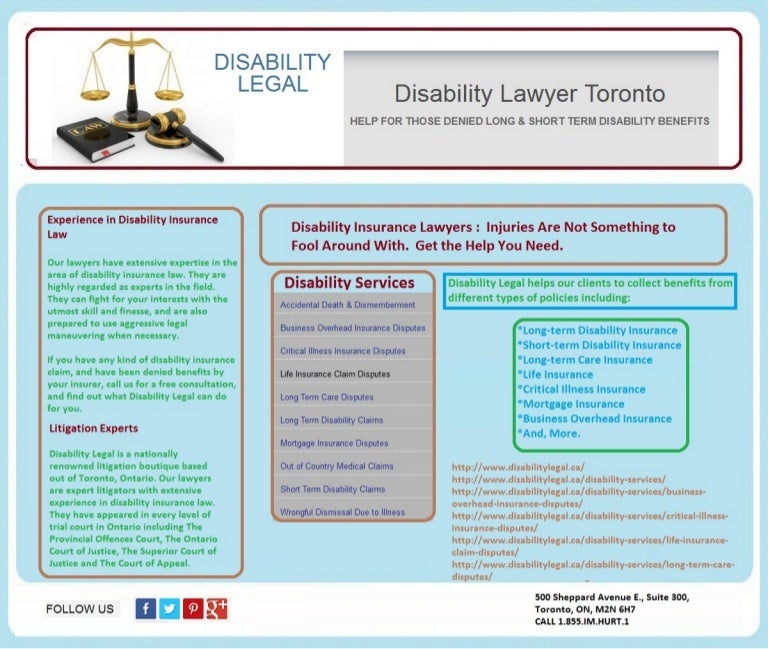 Disability legal disability lawyer in toronto