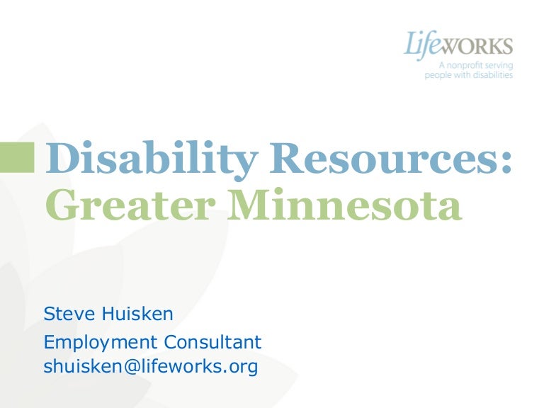 Disability Resources In MN