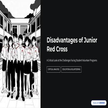 Challenges and Reforms in Junior Red Cross Student Volunteer Programs | PDF
