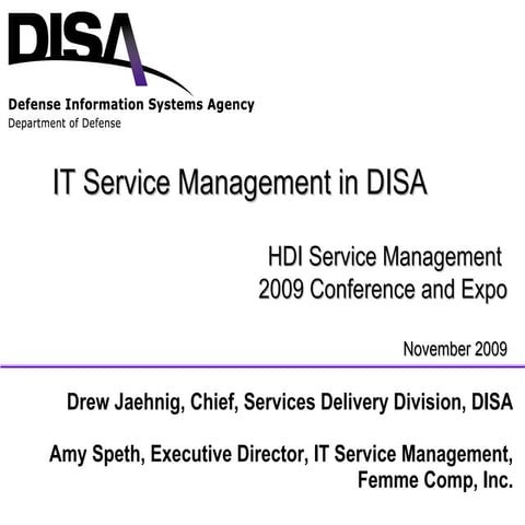 Disa Itsm V1.3