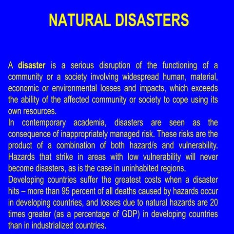 DISASTER.ppt