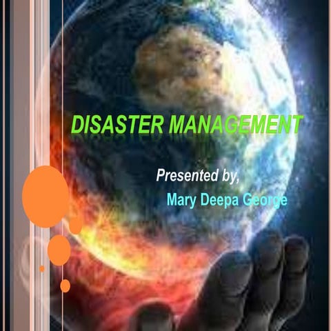 Disaster management-ppt-INDIA