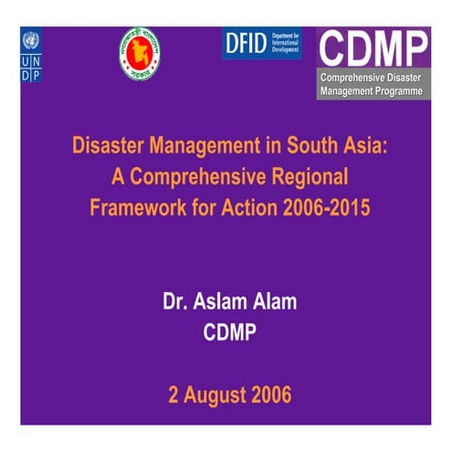 Disaster risk reduction in myanmar | PDF