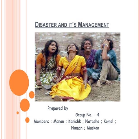  Disaster management