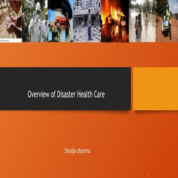 Disaster health care of hospital management
