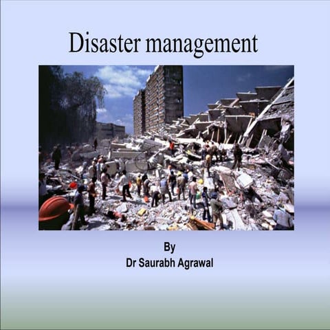 Disaster management | PPTX