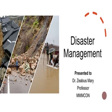 Disaster management - Nursing Management