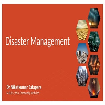 Disaster Management and Agencies working in Disaster management in India.pptx
