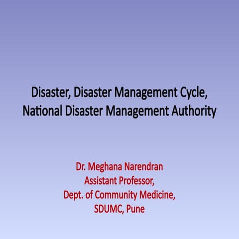 disaster management ppt new.pptx disaster management | PPTX