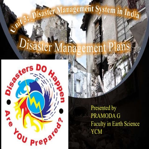Disaster management system in India