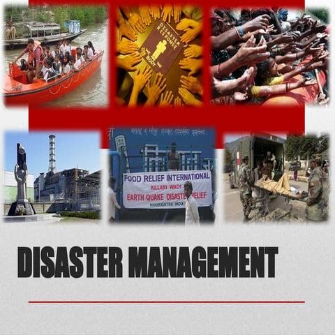 DISASTER management introduction- mitigation