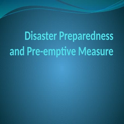 Pre Disaster Risk Assessmant Process for LGU | PPTX