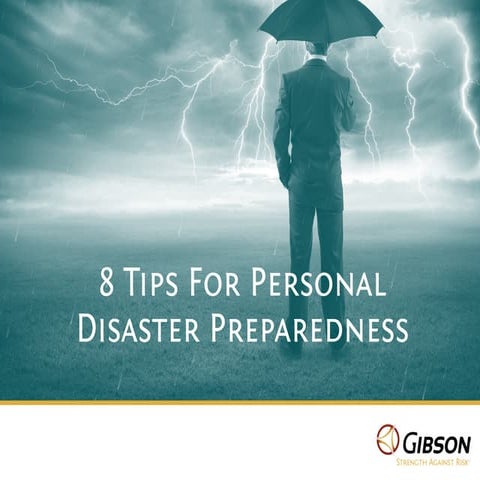 Disaster Preparedness Action Plan | PPTX