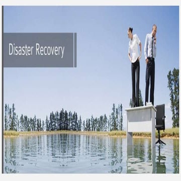 Disaster recovery