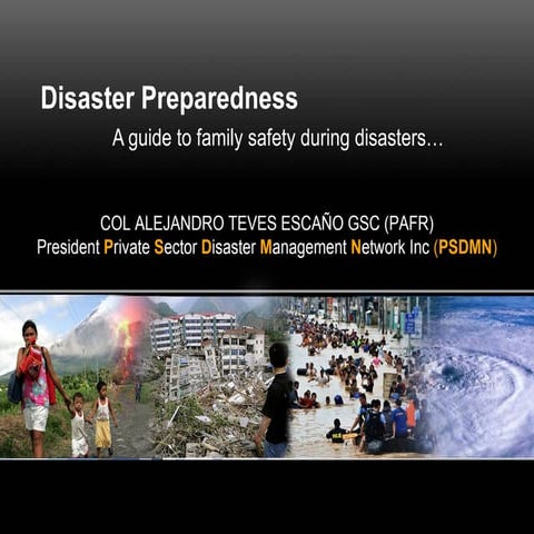 Disater  Preparedness