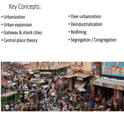 Disc. 4 Urban issues Ch. 11(10) Urbanization