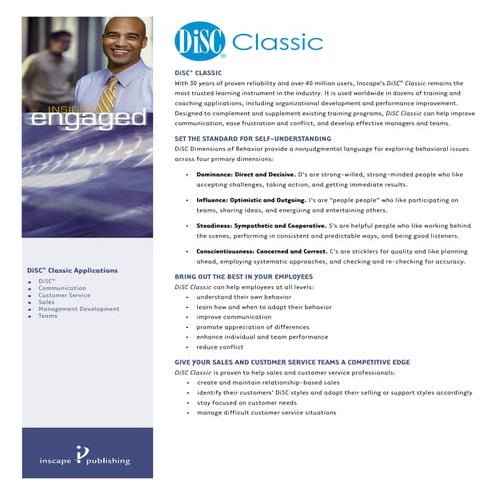 Disc profile-e brochure