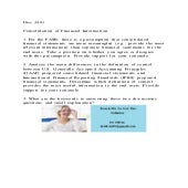 Disc 2401Consolidation of Financial Information1. Per the FA | DOCX