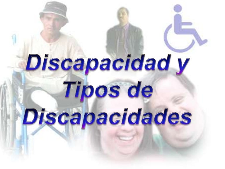 Discapacidad y sus tipos