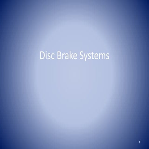 Disc brakes
