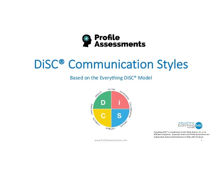 DiSC Communication Styles
