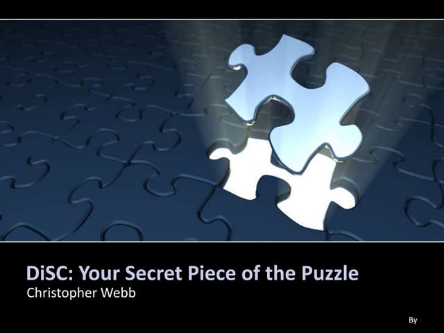 DiSC, your secret piece of the puzzle