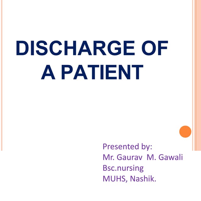 discharge of patients.pptx