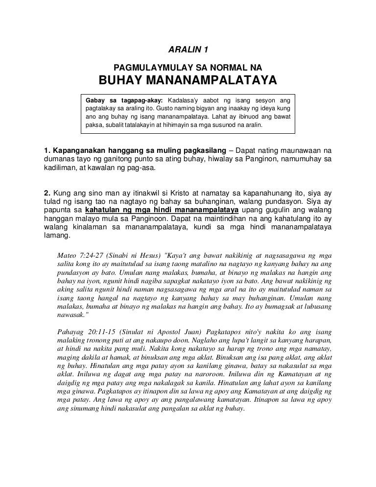 Discipleship manual 1 tagalog revised by biege