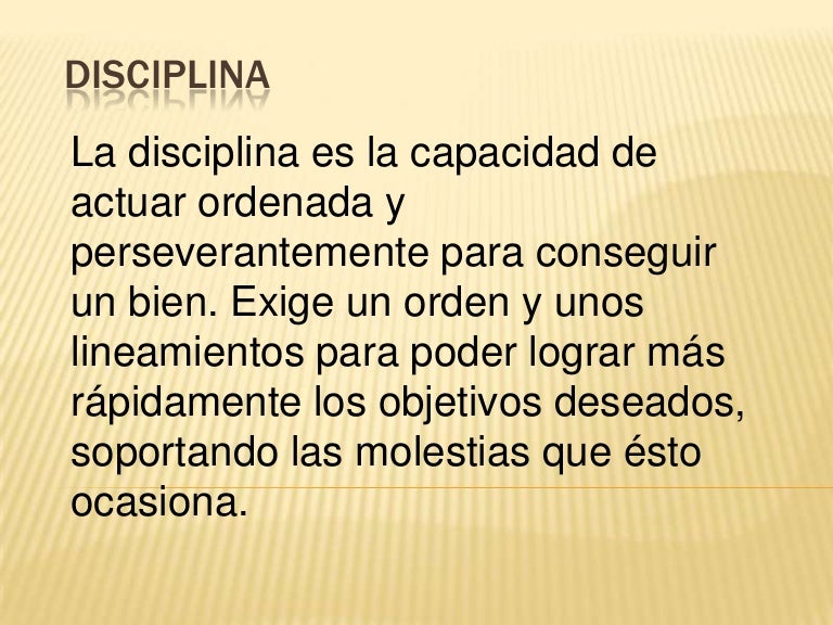 Disciplina