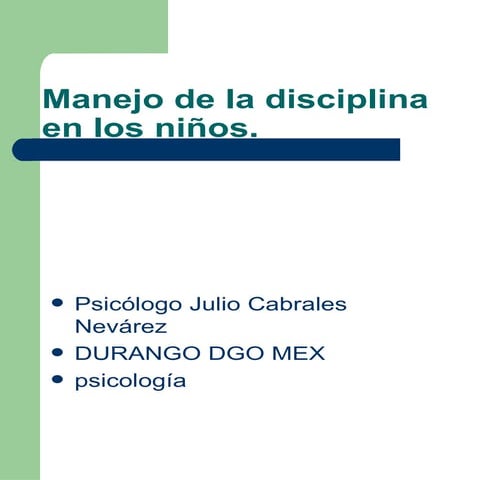 DISCIPLINA
