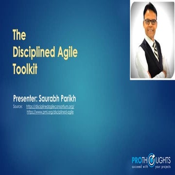 Disciplined Agile an enabler for Business Agility 