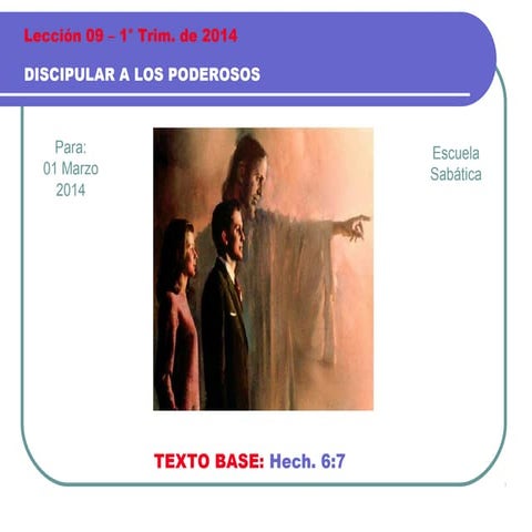Discipular a los poderosos