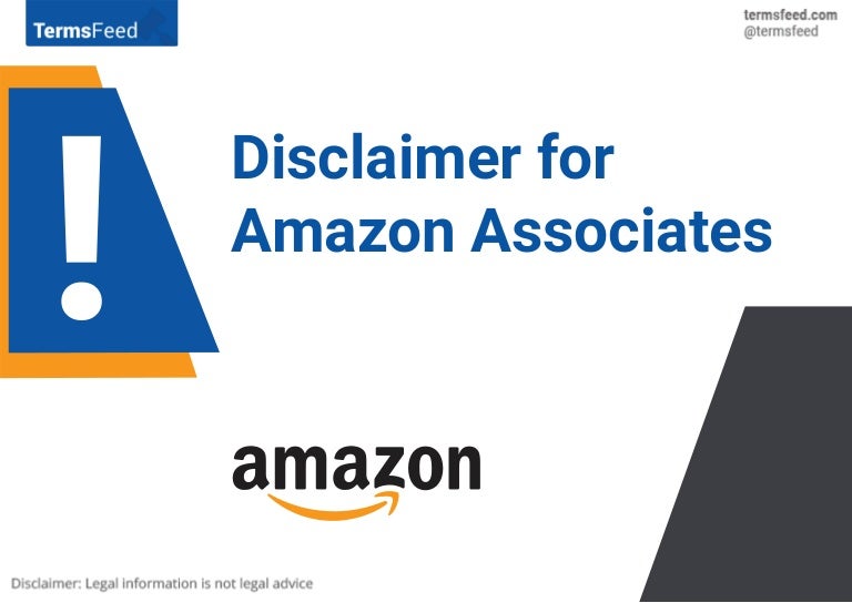 Disclaimer for Amazon Associates