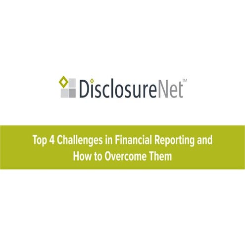 Top 4 Challenges in Financial Reporting and How to Overcome Them