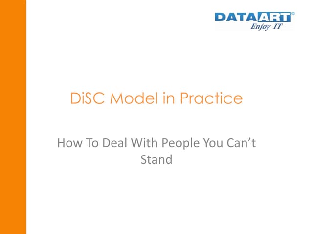 DiSC Model in Practice
