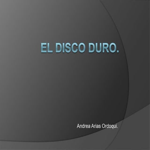 Disco duro.