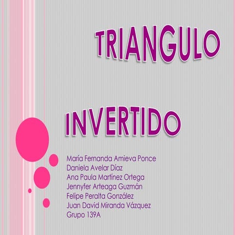 Disco Móvil o Triángulo Invertido